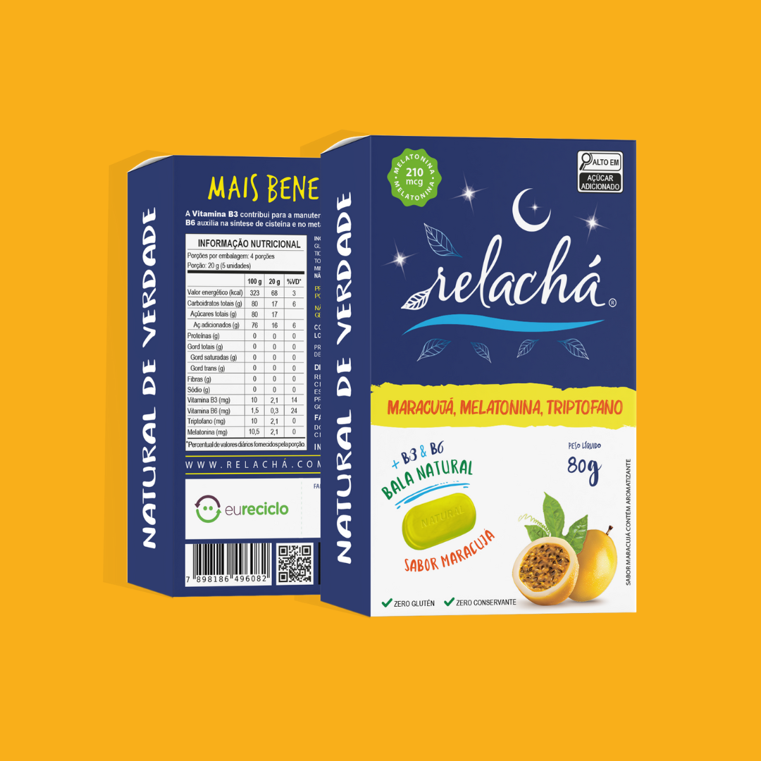 Bala Natural - Sabor MARACUJÁ